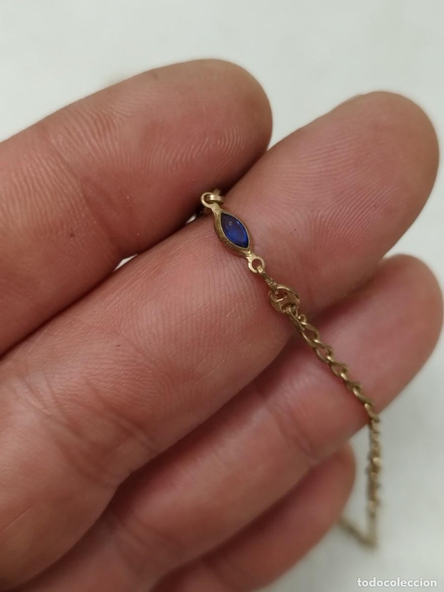 Joyeria: Antigua cadena, collar con pedrer&iacute;a a identificar. - Foto 2