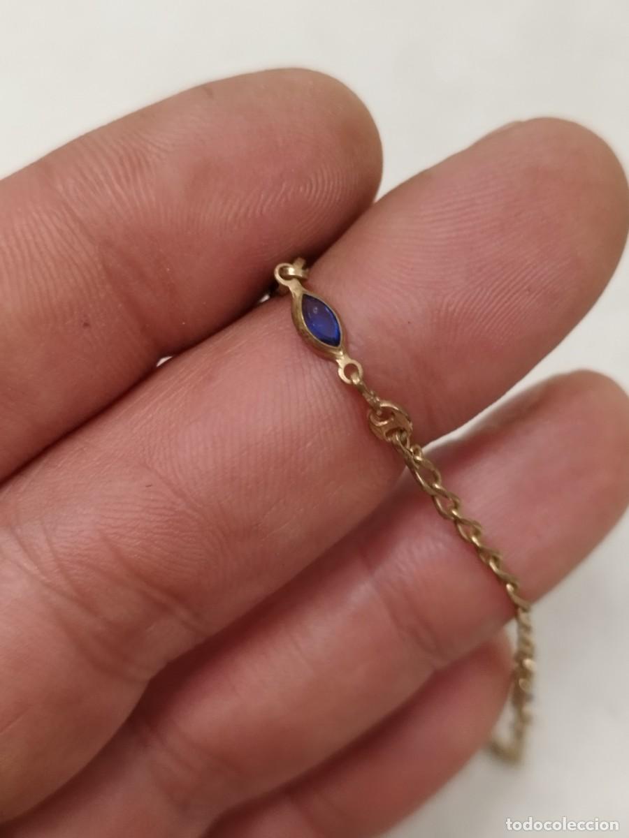Joyeria: Antigua cadena, collar con pedrer&iacute;a a identificar. - Foto 3
