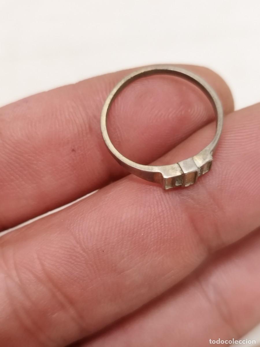 Joyeria: Antiguo anillo con marcaje a identificar. - Foto 3