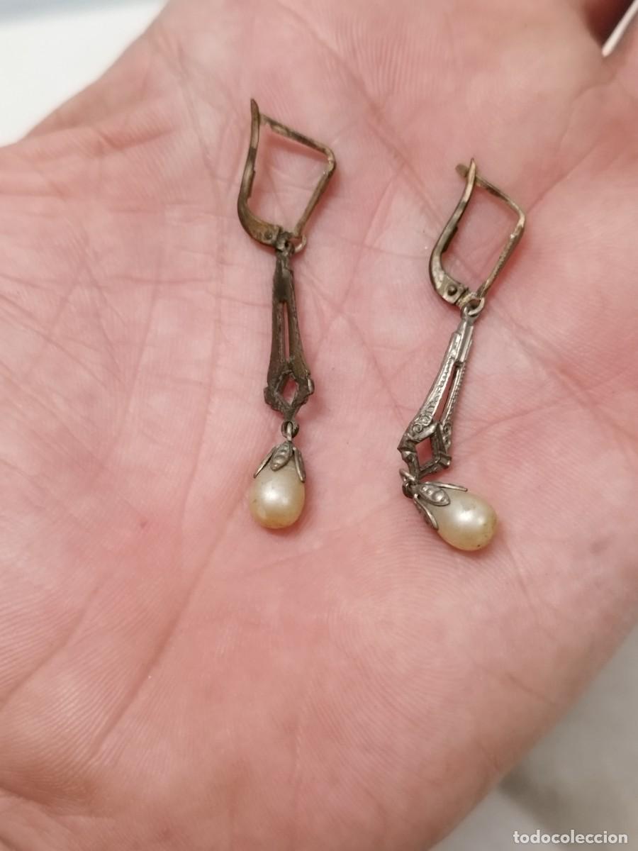 Joyeria: Antigua pareja o par de pendientes. - Foto 1