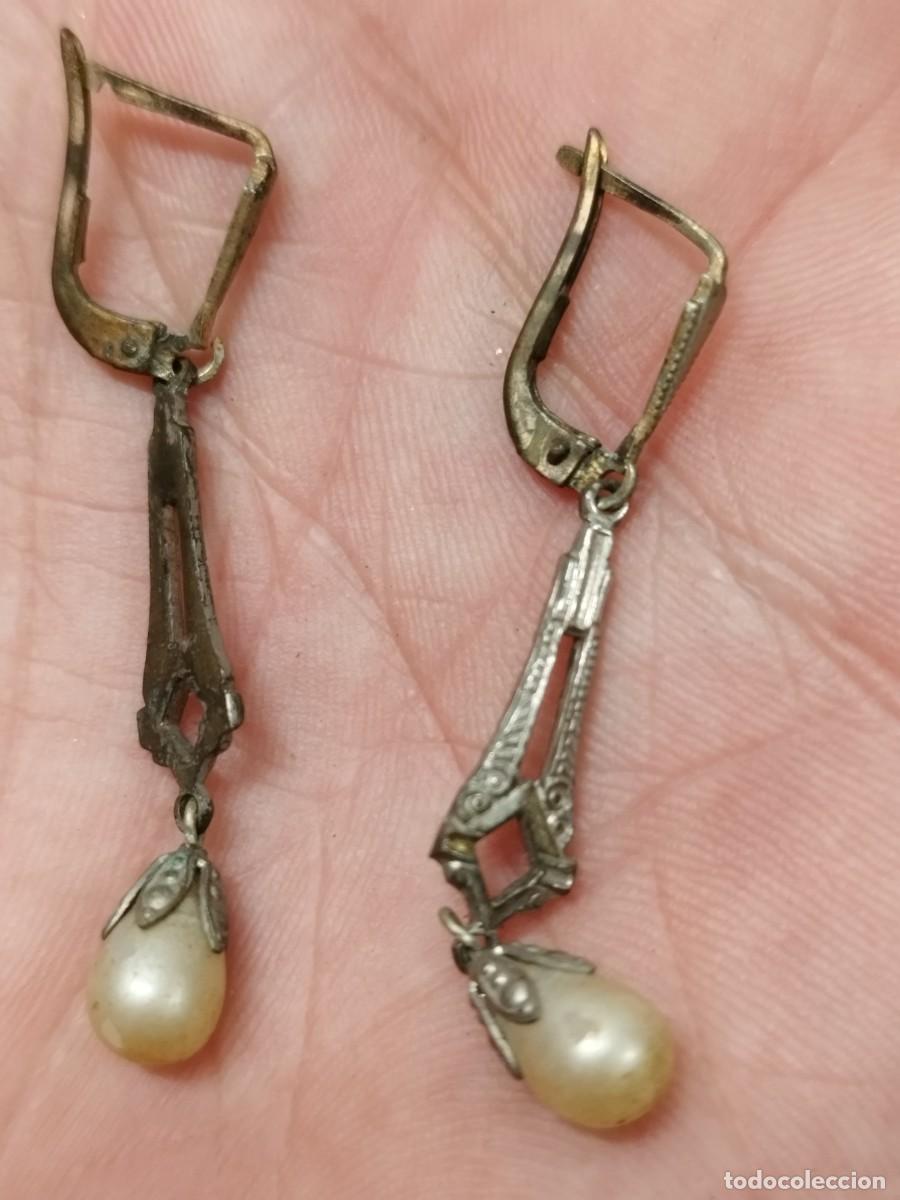 Joyeria: Antigua pareja o par de pendientes. - Foto 3