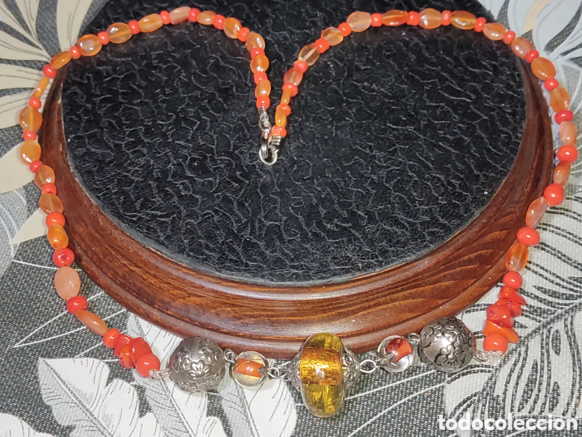Joyeria: Collar de cristal de Murano.Vintage. - Foto 1