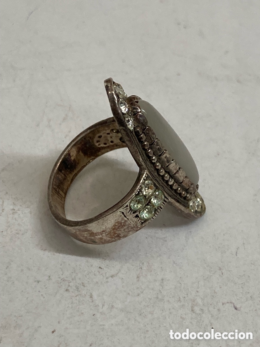 Joyeria: Anillo de plata y n&aacute;car S378 - Foto 2