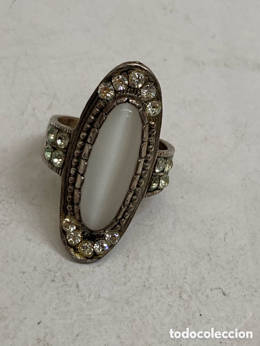 Joyeria: Anillo de plata y n&aacute;car S378 - Foto 1
