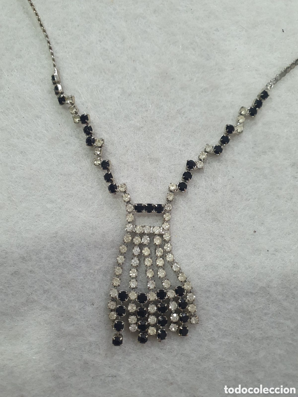 Joyeria: Gargantilla en metal plateado. (L67) - Foto 2