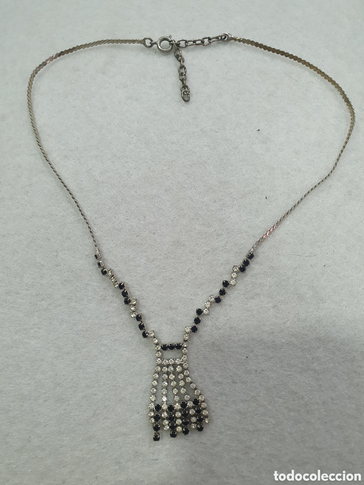 Joyeria: Gargantilla en metal plateado. (L67) - Foto 1