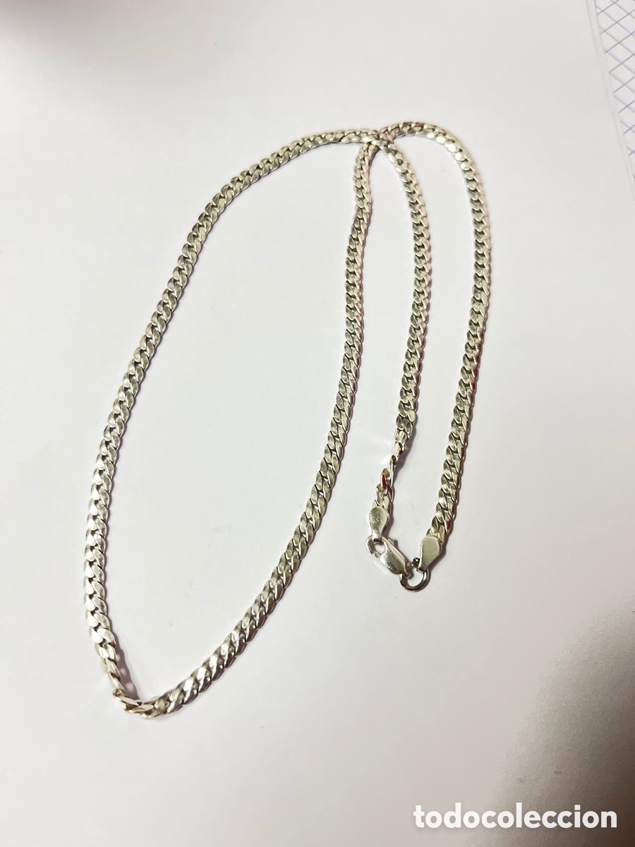 Joyeria: Cadena barbada caballero de plata /CA384-2 - Foto 1