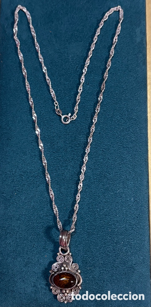 Joyeria: Cadena y colgante de plata - Foto 1