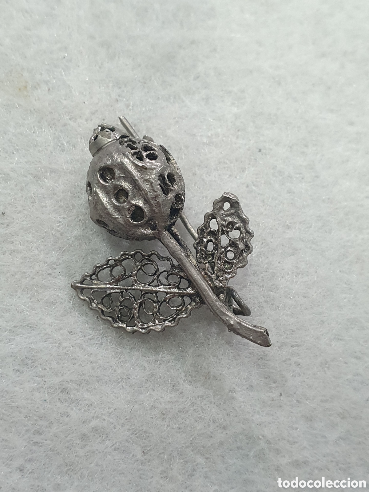 Joyeria: Broche filigrana flor. (L67) - Foto 1