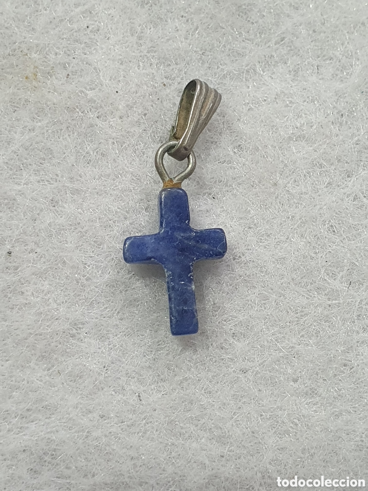 Joyeria: Colgante Cruz lapislazuli. (L67) - Foto 1