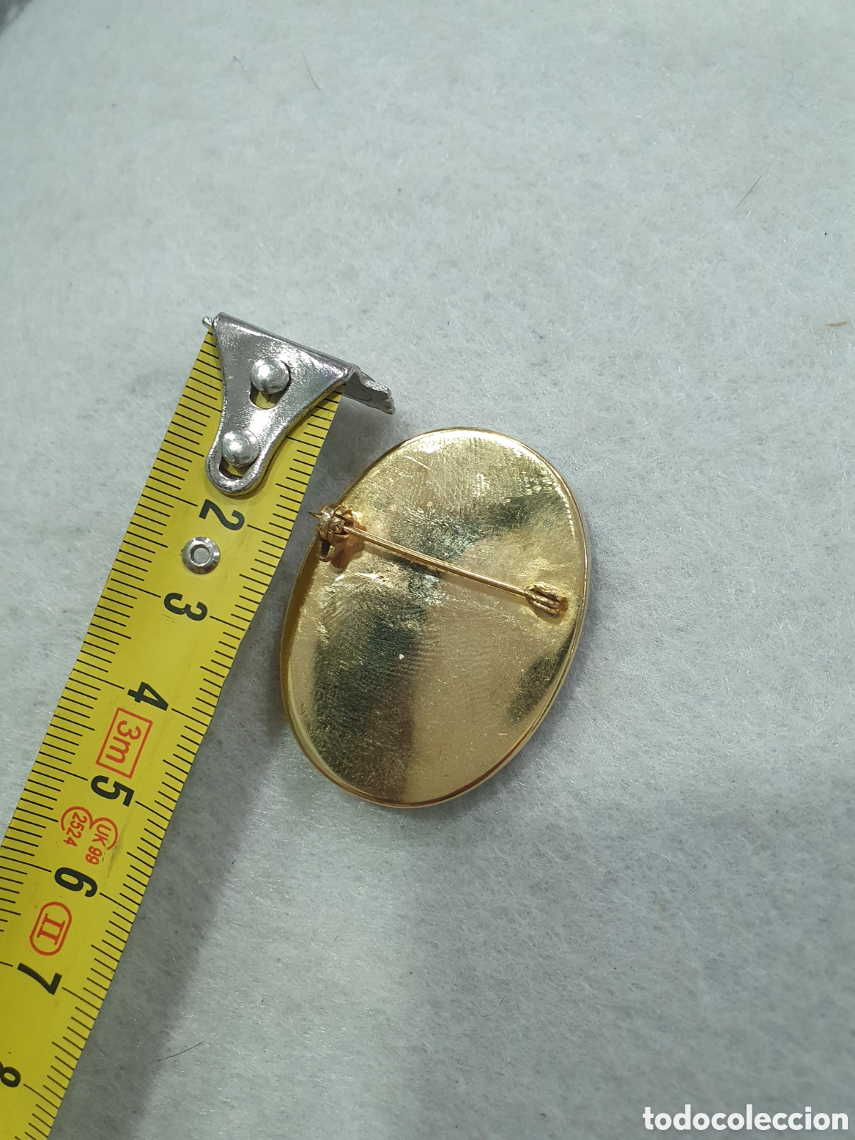 Joyeria: Broche flor dorado. (L67) - Foto 2