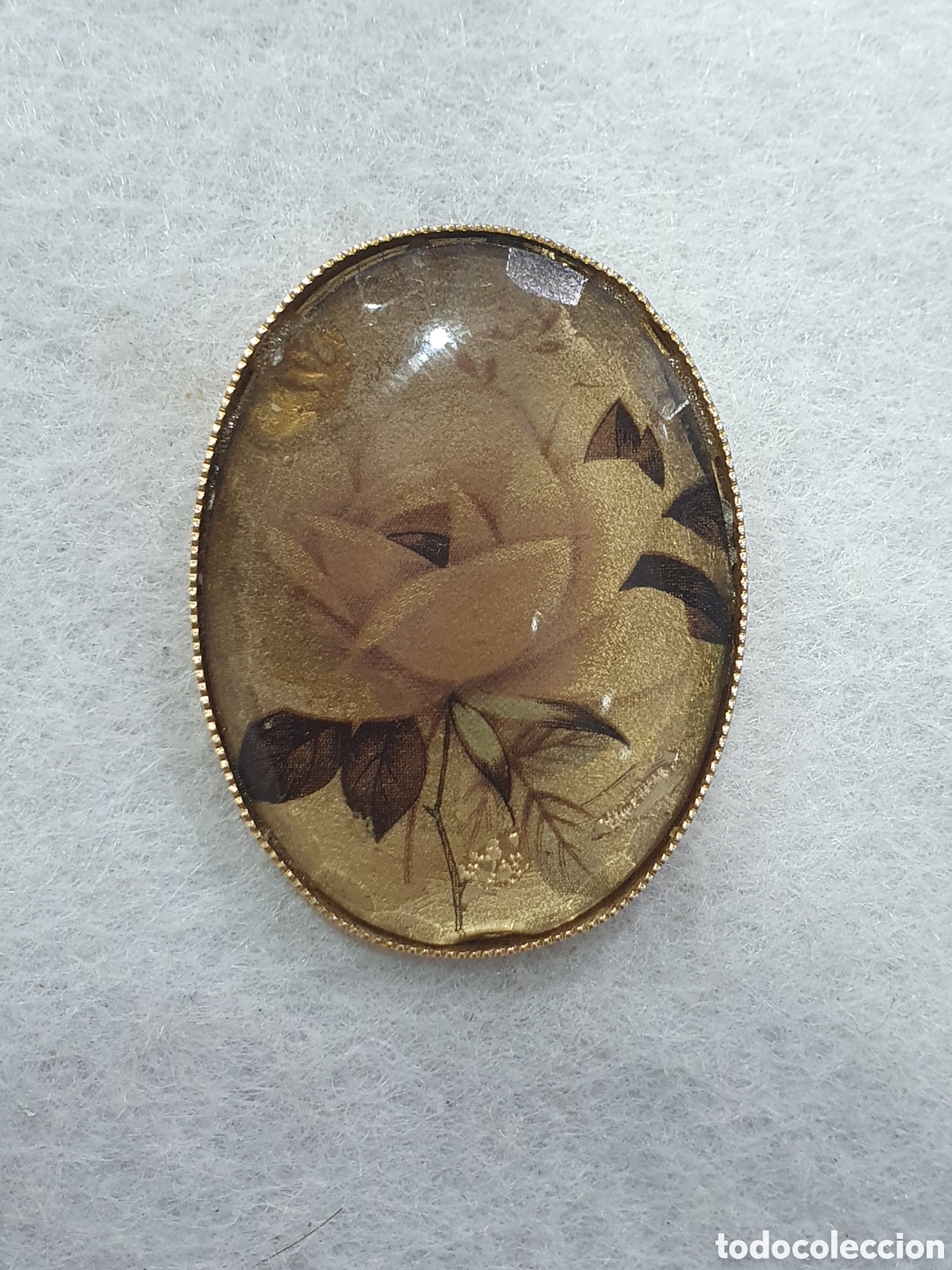 Joyeria: Broche flor dorado. (L67) - Foto 1