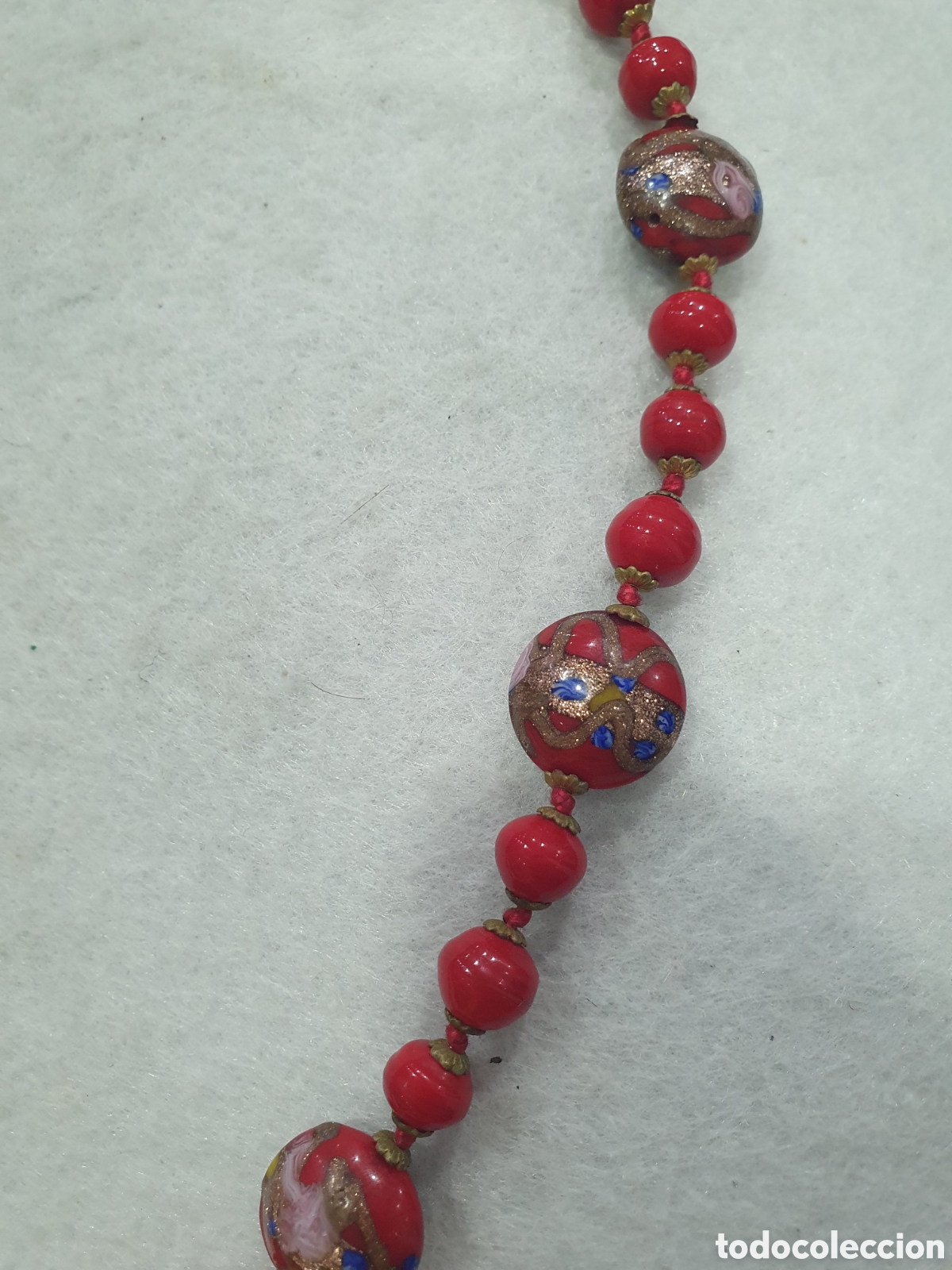 Joyeria: Collar en cristal de Murano. (L67) - Foto 2