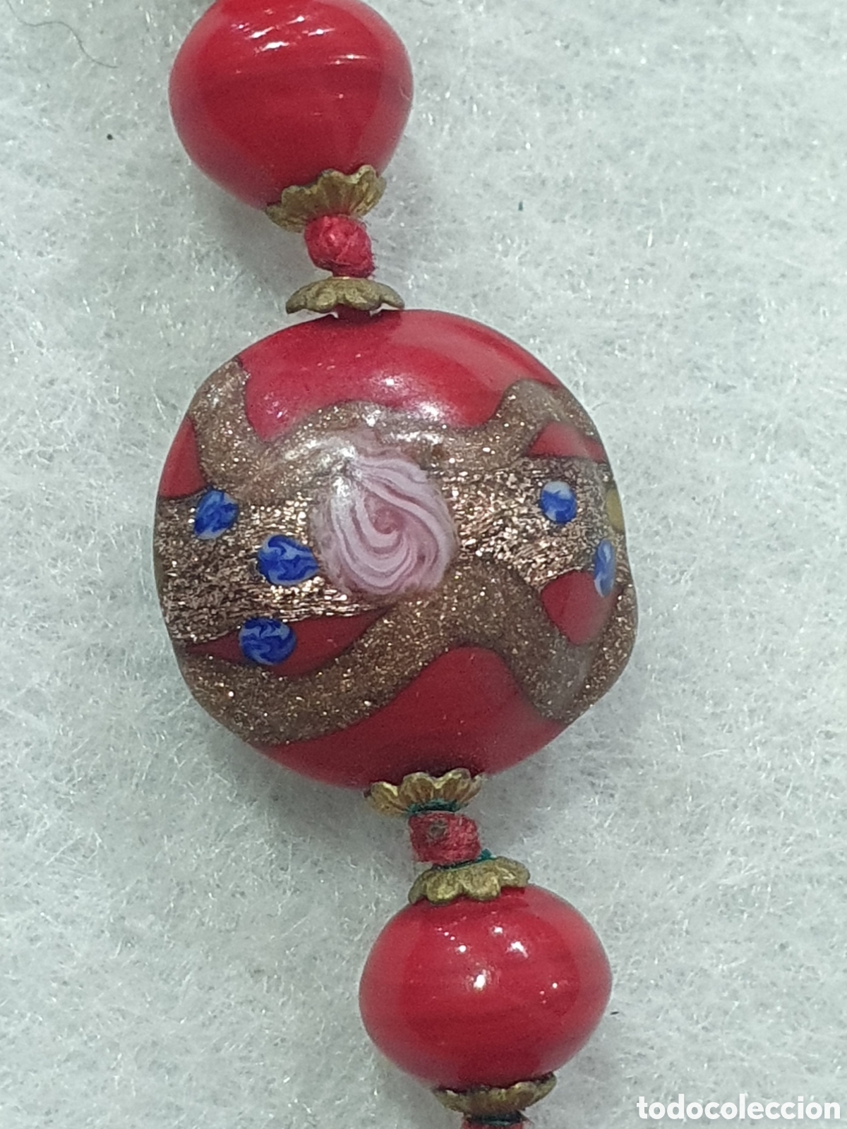 Joyeria: Collar en cristal de Murano. (L67) - Foto 4
