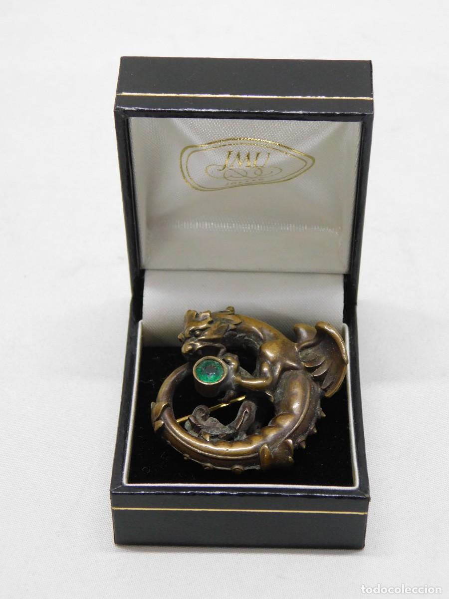 Joyeria: ANTIGUO BROCHE DE METAL Y ORO - Foto 13