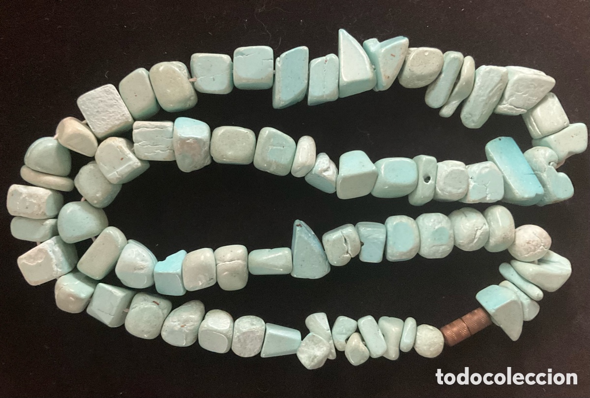 Joyeria: Collar vintage con piedras larimar - Foto 2