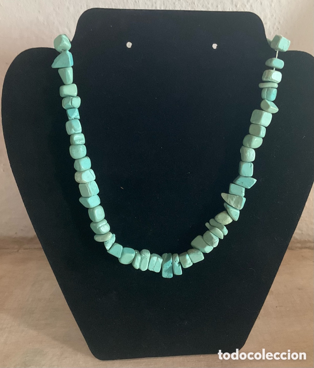 Joyeria: Collar vintage con piedras larimar - Foto 1