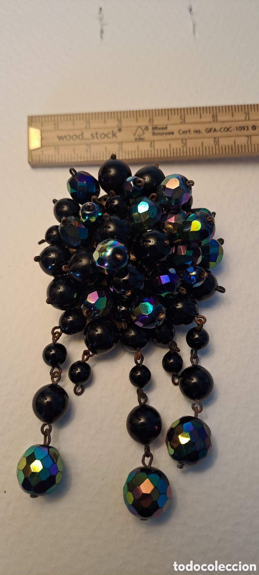 Joyeria: Broche cocktail en strass &rdquo; aurora borealis&rdquo;. - Foto 3