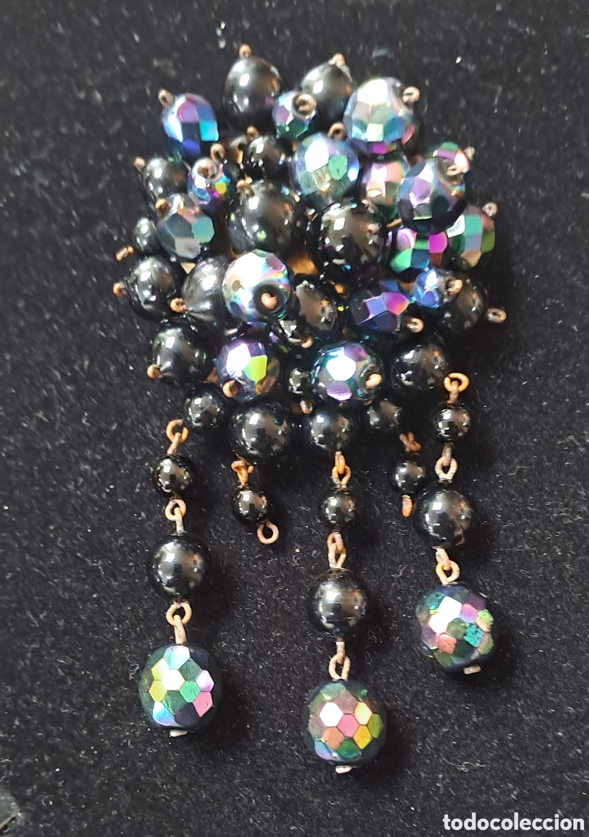 Joyeria: Broche cocktail en strass &rdquo; aurora borealis&rdquo;. - Foto 1