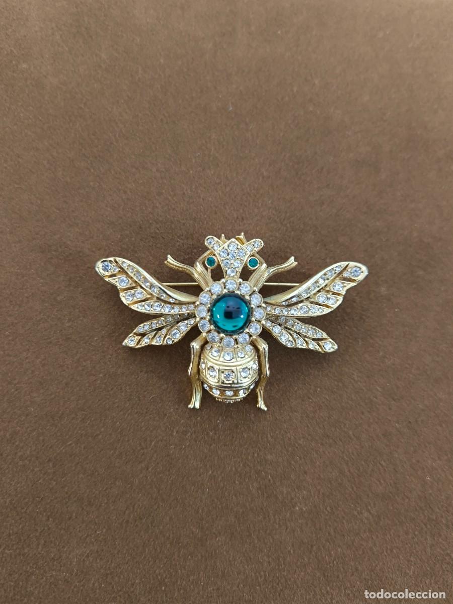 Joyeria: BROCHE VINTAGE EN FORMA DE ESCARABAJO - Foto 1