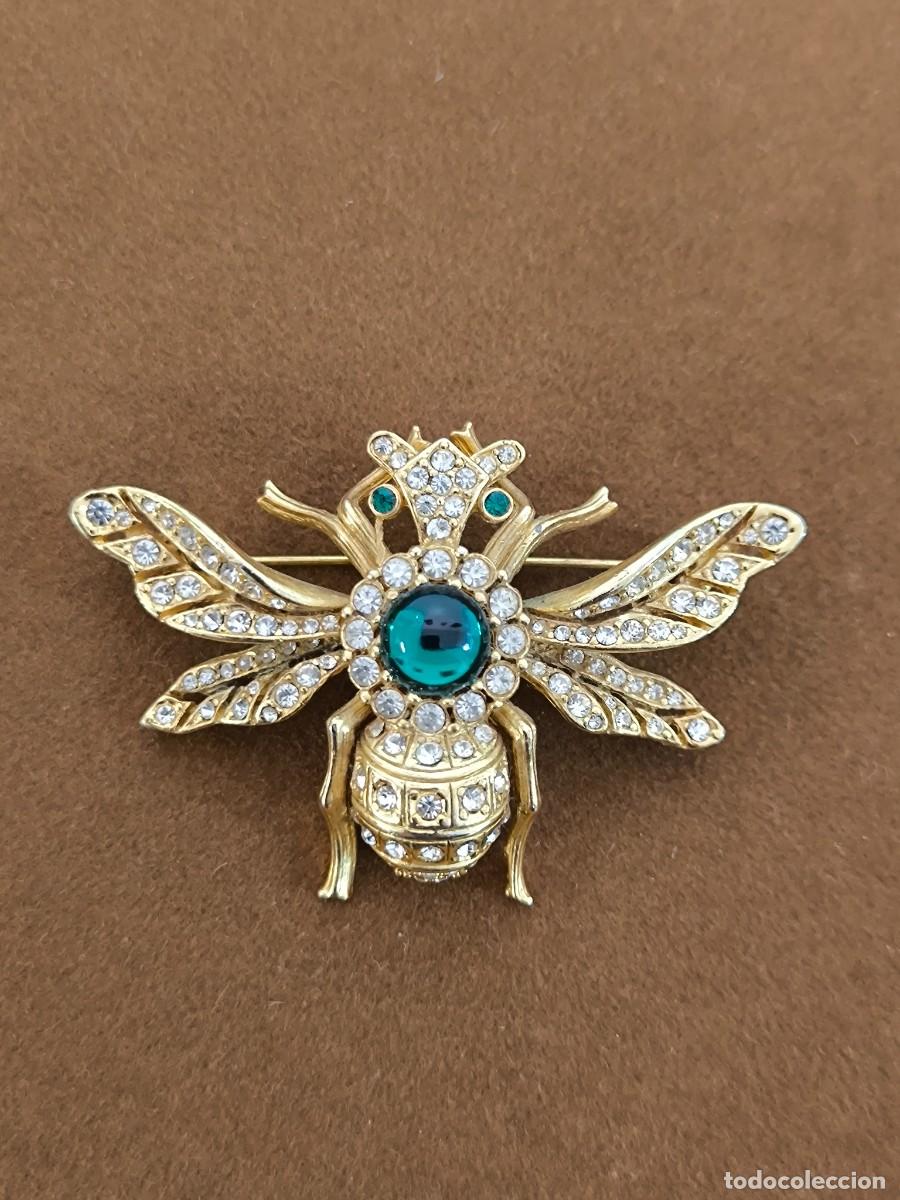 Joyeria: BROCHE VINTAGE EN FORMA DE ESCARABAJO - Foto 2