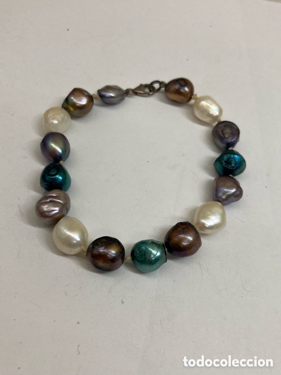 Joyeria: PULSERA DE PERLAS CON CIERRE DE PLATA /Pul339 - Foto 1