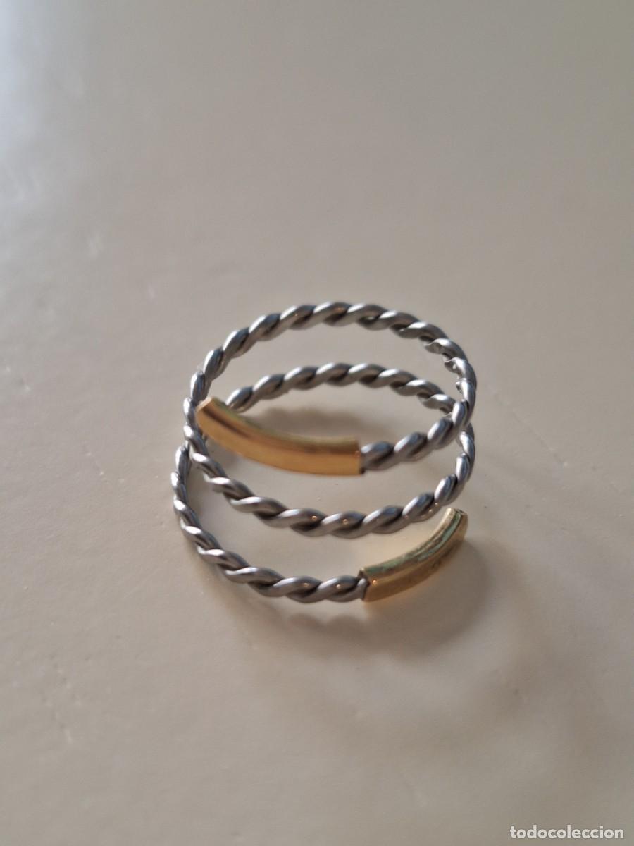 Joyeria: SORTIJA DE ACERO Y ORO ADAPTABLE - Foto 1