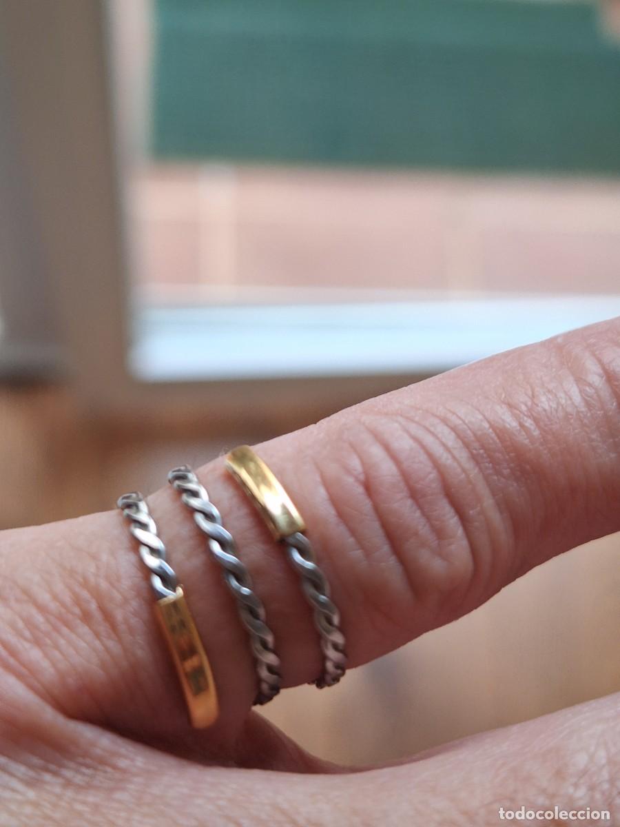 Joyeria: SORTIJA DE ACERO Y ORO ADAPTABLE - Foto 2