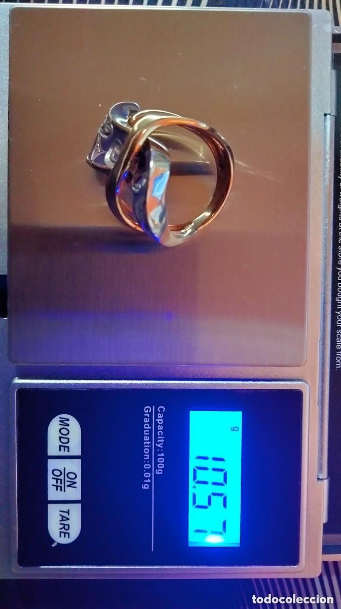 Joyeria: precioso anillo de oro blanco y amarillo 14 K - Foto 14