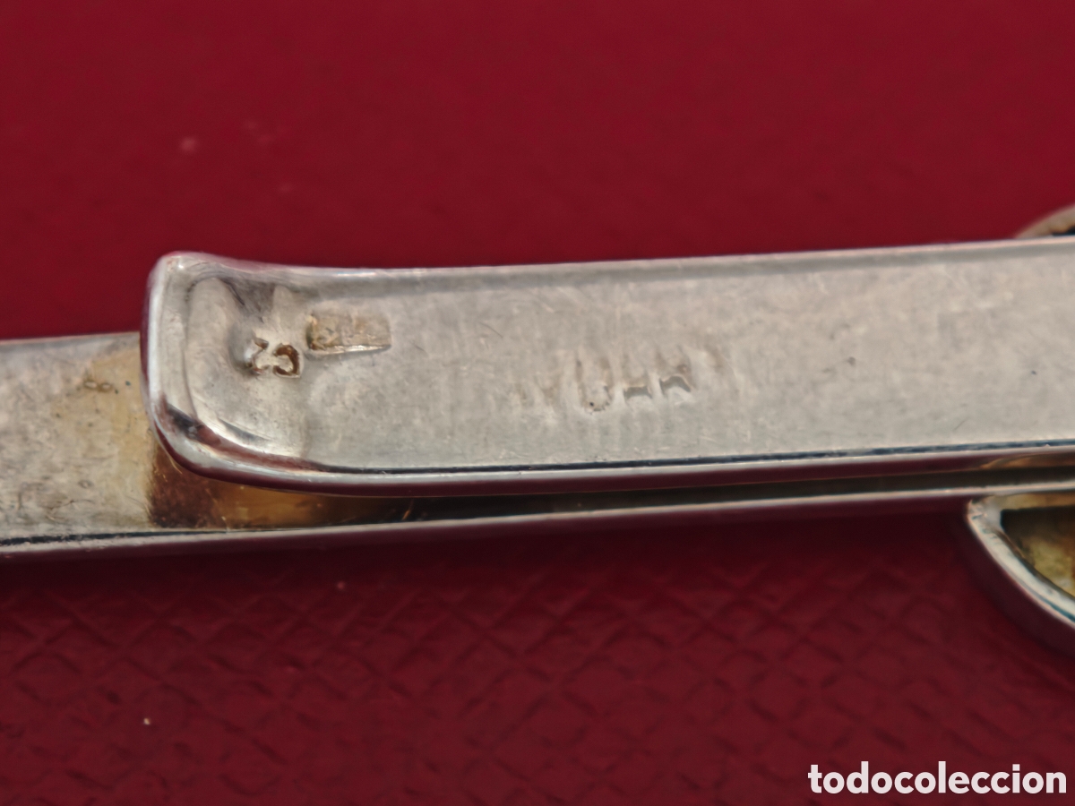 Joyeria: pisacorbatas en plata de ley marca - Foto 3