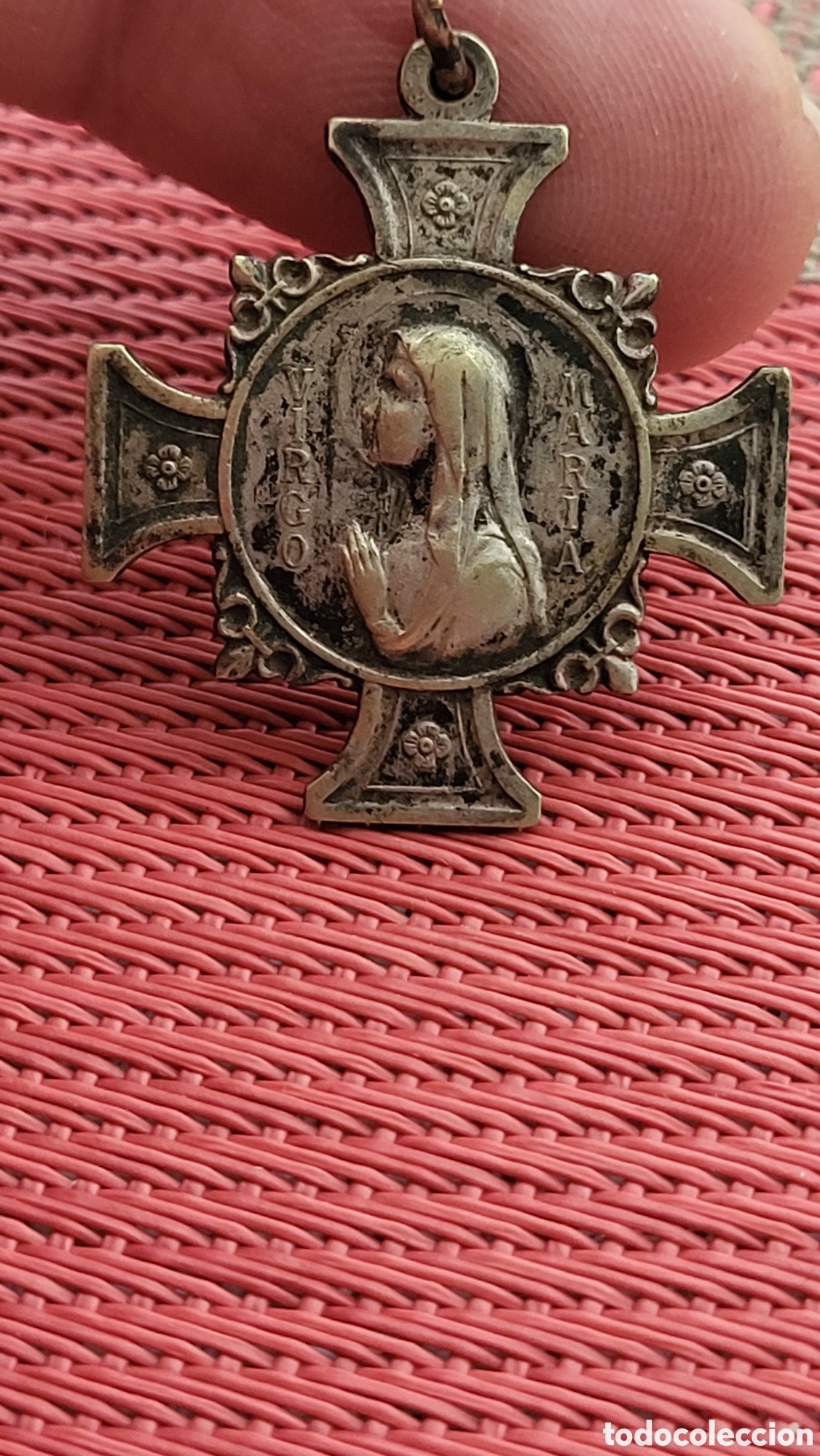 Joyeria: Antiguo colgante Religioso - Foto 1