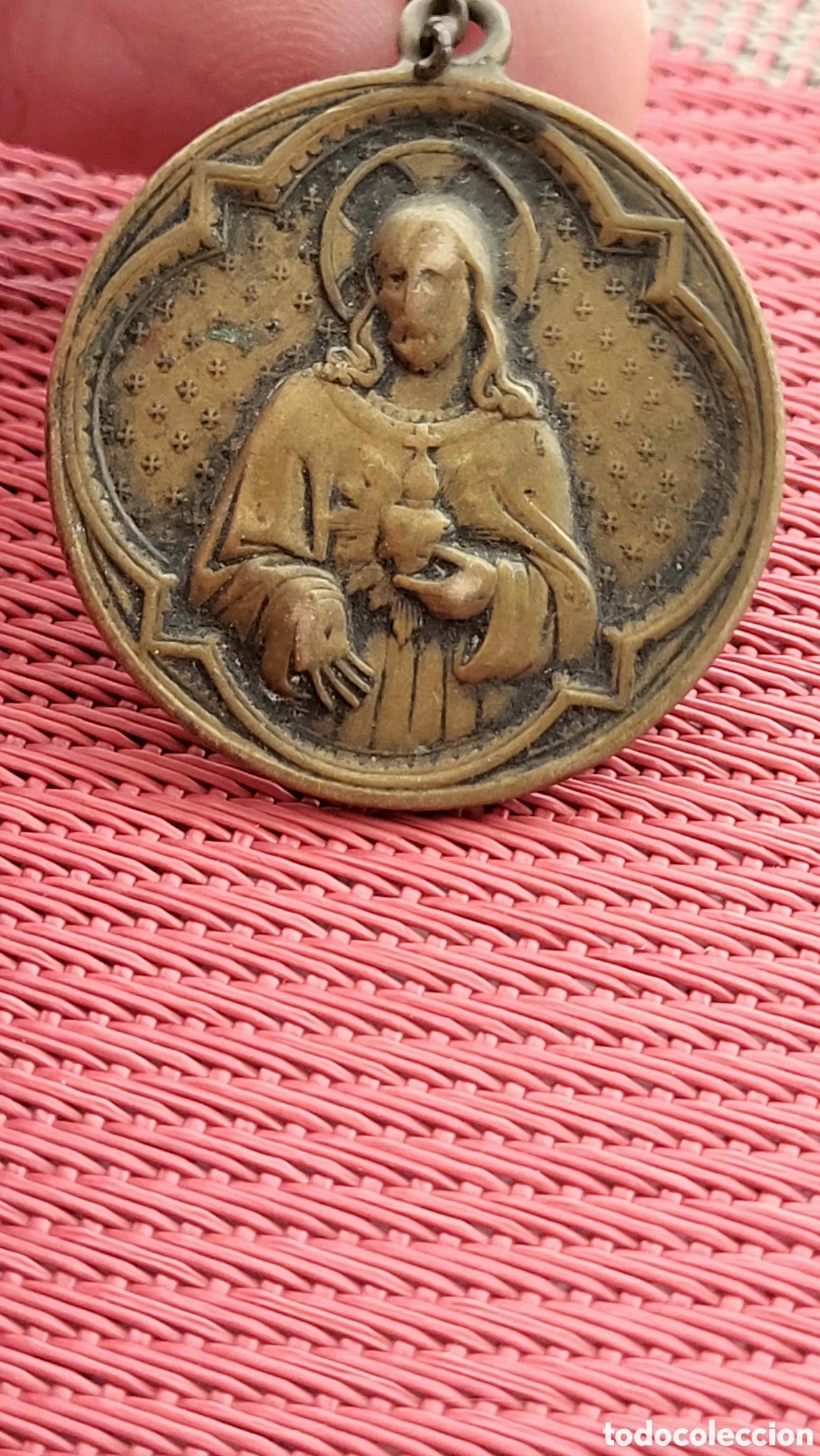Joyeria: Antiguo colgante Religioso - Foto 2