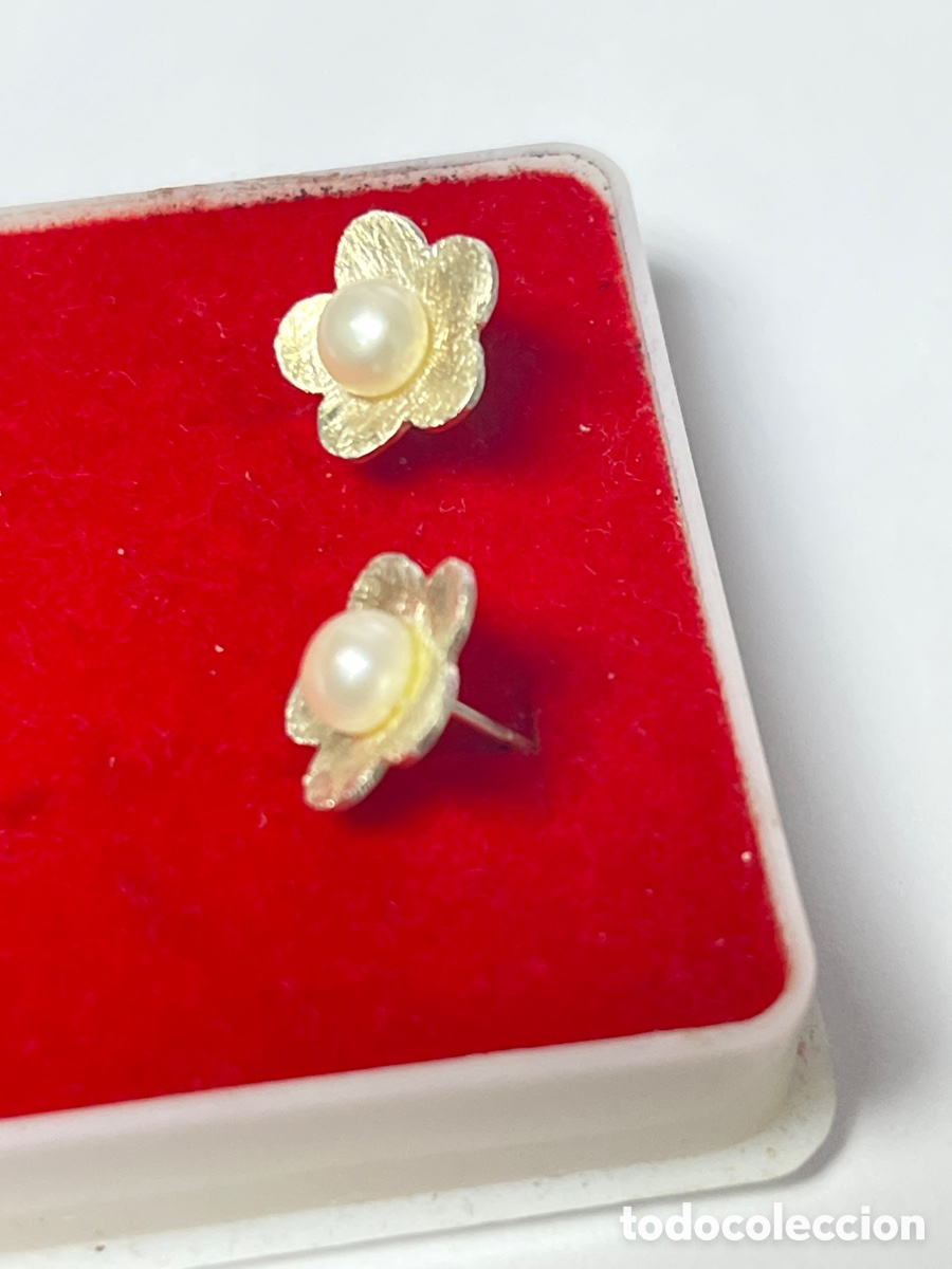 Joyeria: Pendientes de plata y perla / P372 - Foto 2