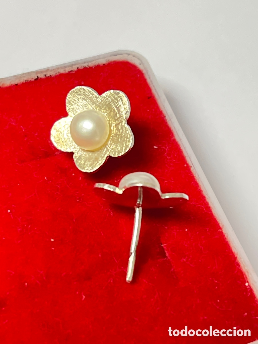 Joyeria: Pendientes de plata y perla / P372 - Foto 3