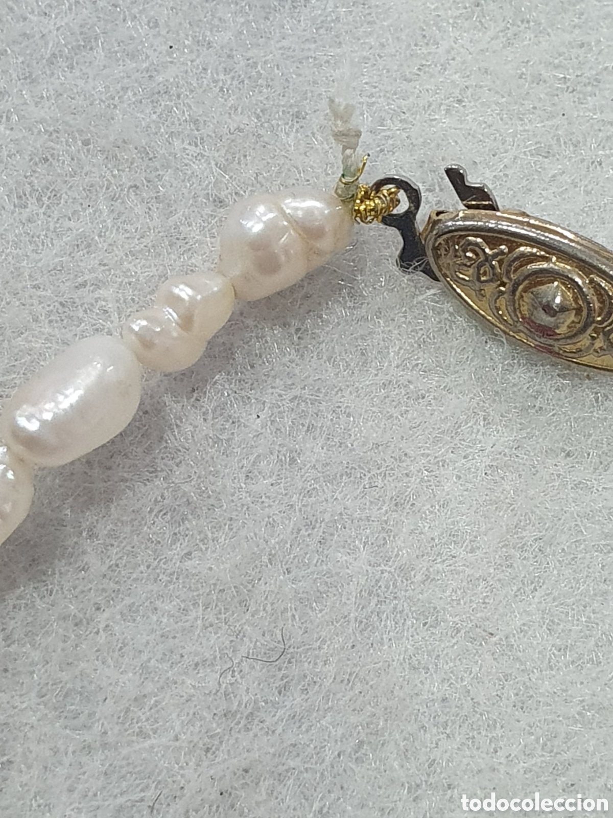 Joyeria: Pulsera con perlas de rio. (L57) - Foto 2