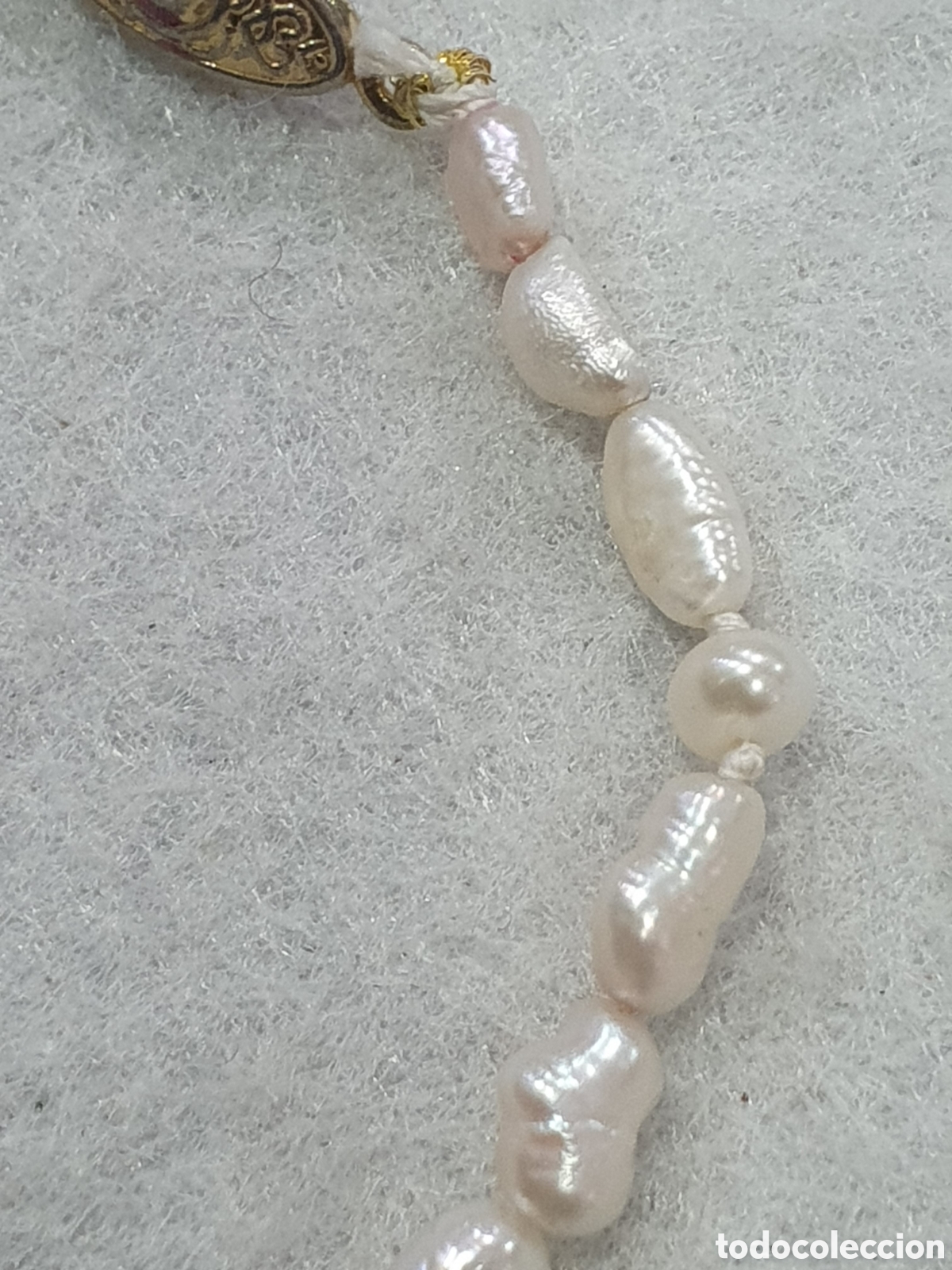 Joyeria: Pulsera con perlas de rio. (L57) - Foto 3