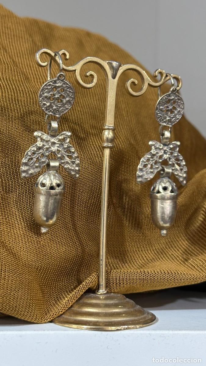 Joyeria: Pendientes de bellota. Indumentaria tradicional. - Foto 25