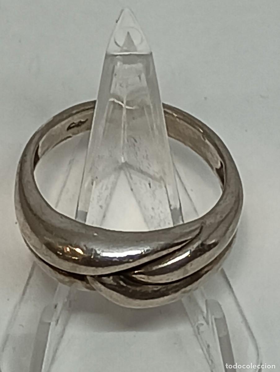 Joyeria: ANILLO DE PLATA DISE&Ntilde;O CRUZADO - Foto 1