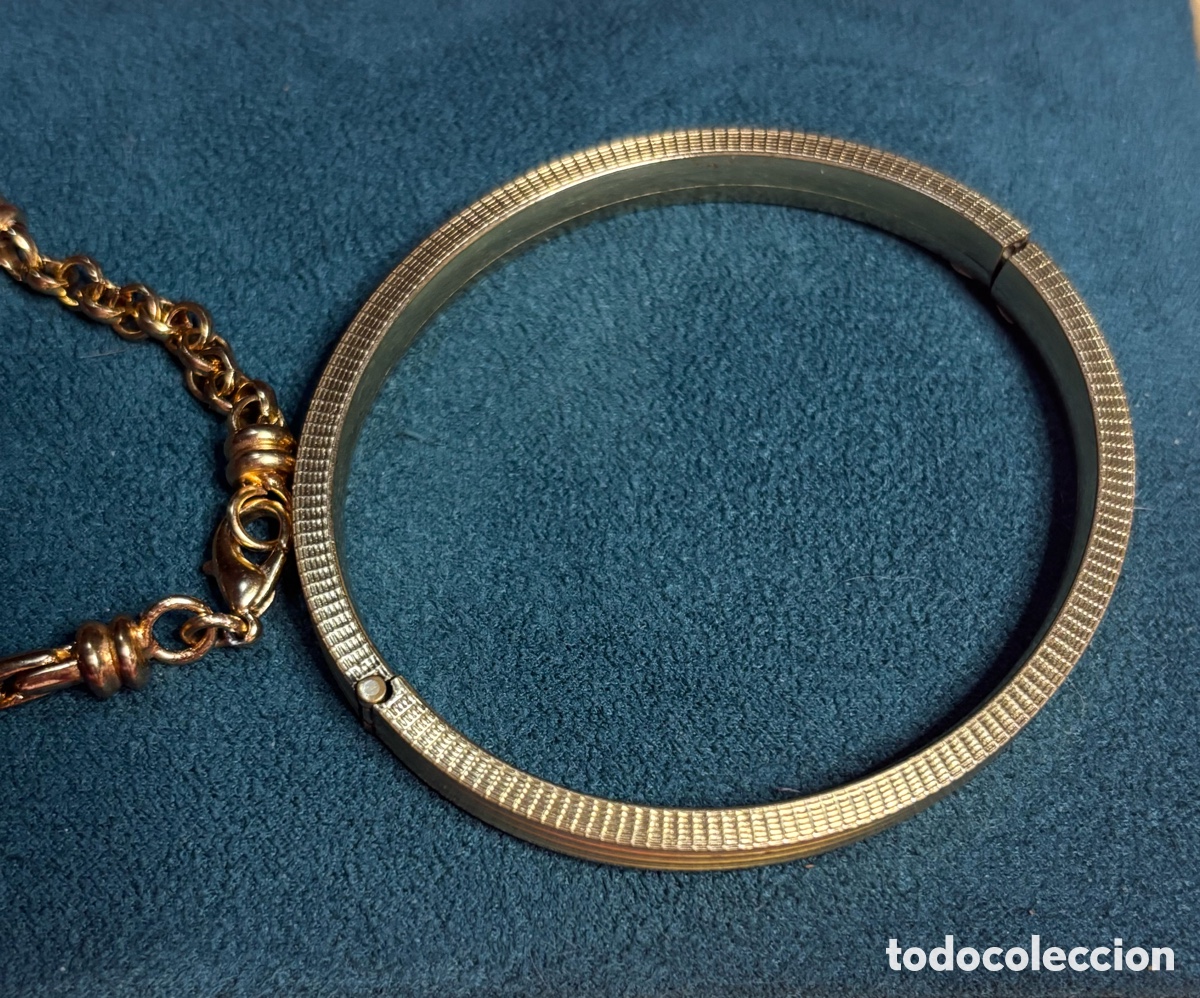 Joyeria: 3 pulseras de metal dorado - Foto 3