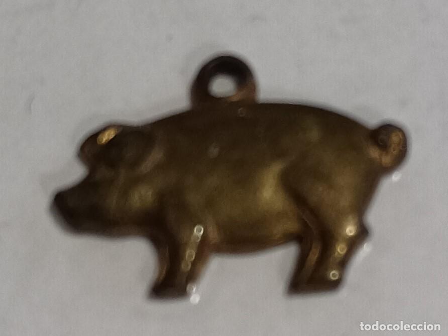 Joyeria: COLGANTE DE BRONCE CERDITO DE LA SUERTE - Foto 1