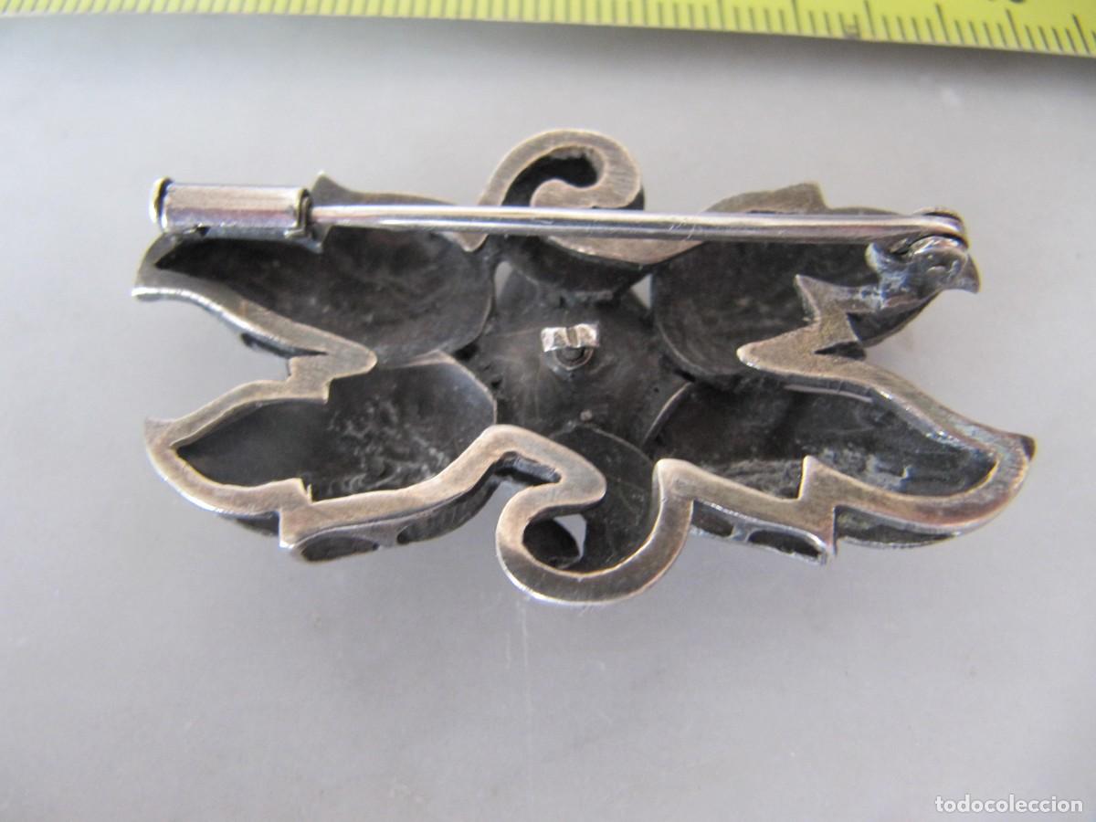 Joyeria: broche de plata de los a&ntilde;os 30 - Foto 3