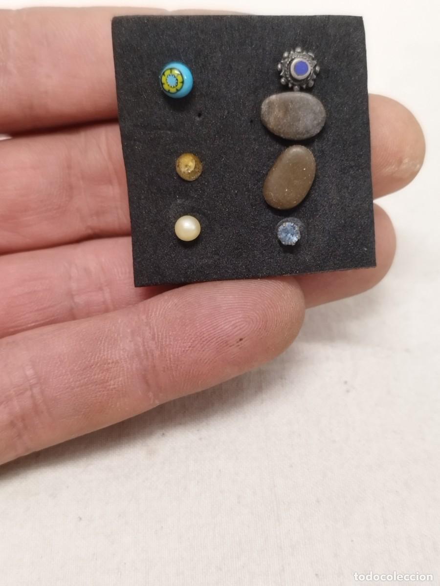 Joyeria: Lote de 7 peque&ntilde;os pendientes, piercing. - Foto 1