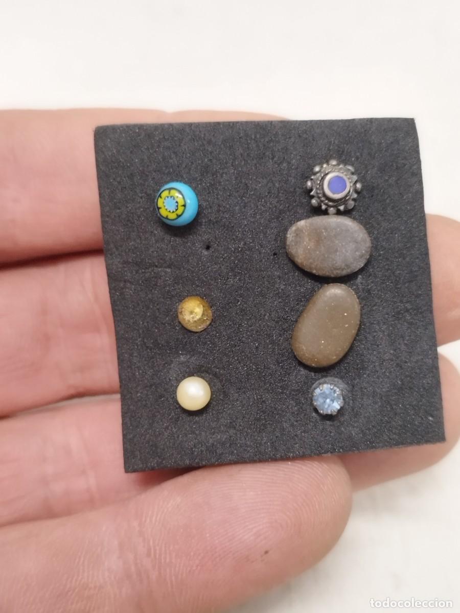 Joyeria: Lote de 7 peque&ntilde;os pendientes, piercing. - Foto 2
