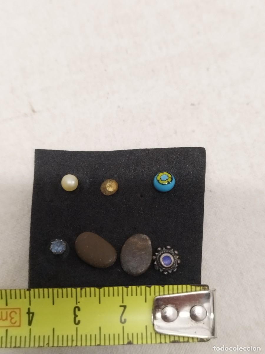 Joyeria: Lote de 7 peque&ntilde;os pendientes, piercing. - Foto 5