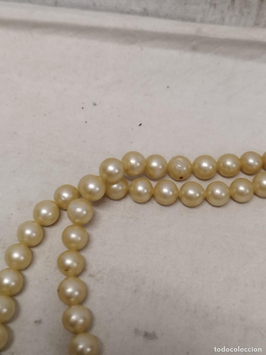 Joyeria: Antiguo gran collar de perlas a identificar. - Foto 4