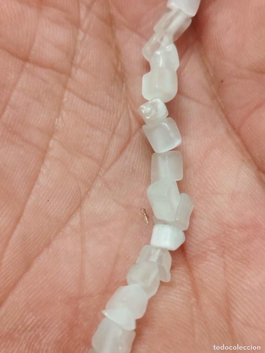 Joyeria: Antiguo gran collar de mineral blanco a identificar. - Foto 4