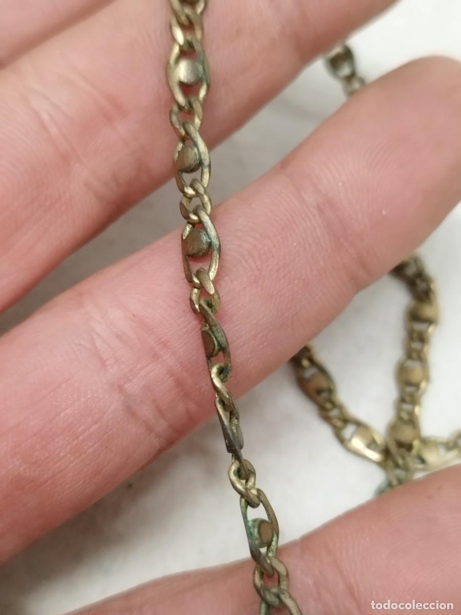 Joyeria: Antigua cadena collar, de metal a identificar. - Foto 3