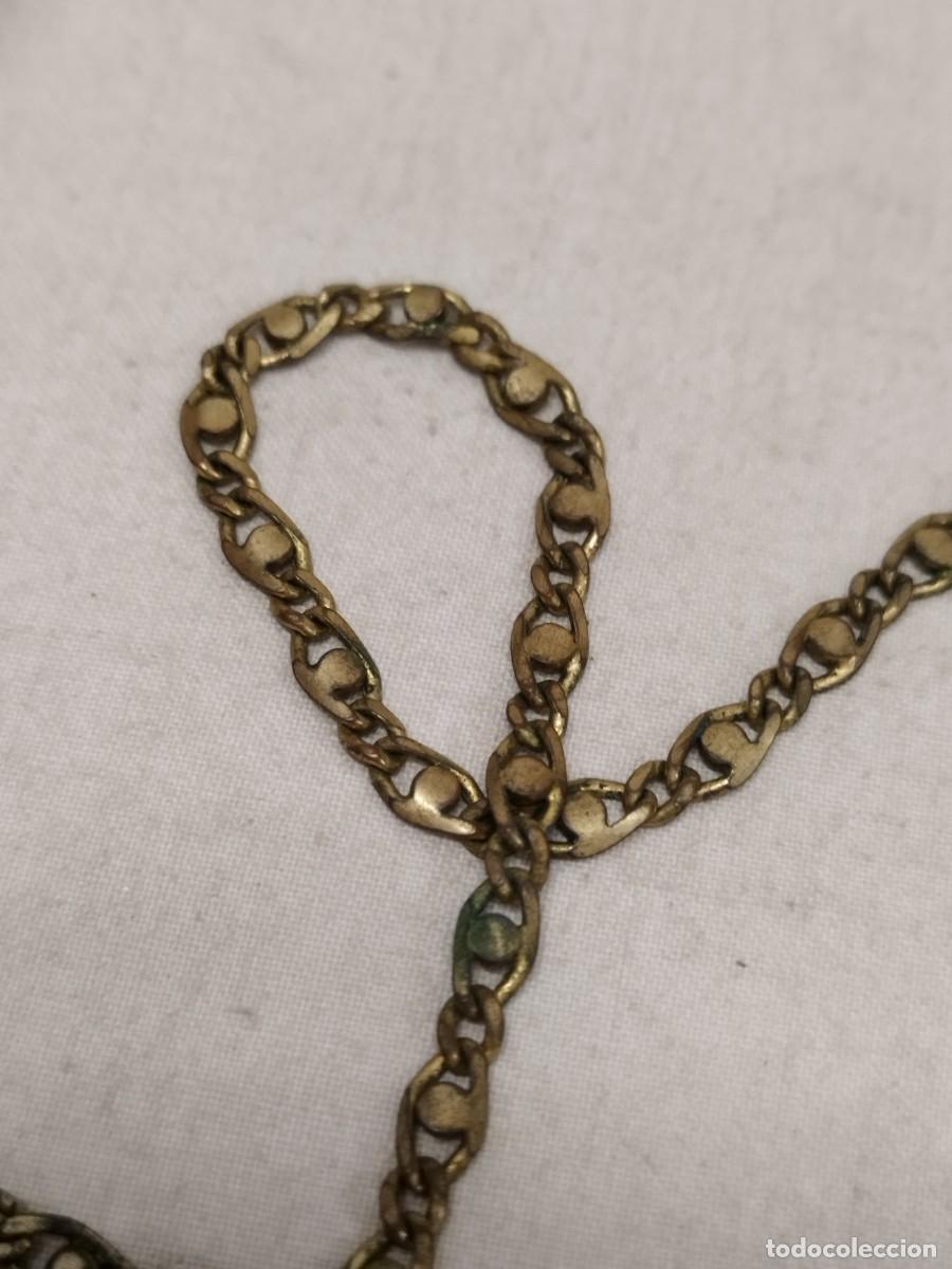 Joyeria: Antigua cadena collar, de metal a identificar. - Foto 4