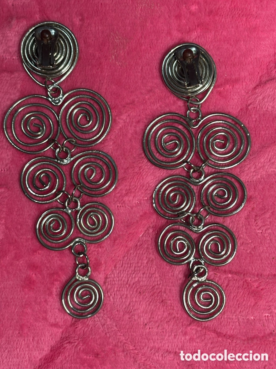 Joyeria: Pendientes plateados largos - Foto 2
