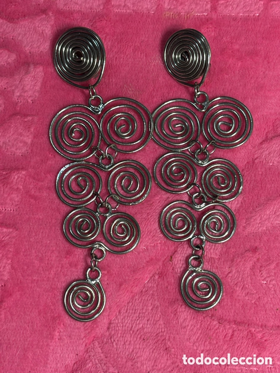 Joyeria: Pendientes plateados largos - Foto 1